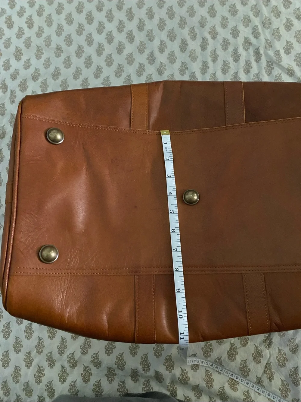 Johnny Fly Brown Leather Weekender Bag